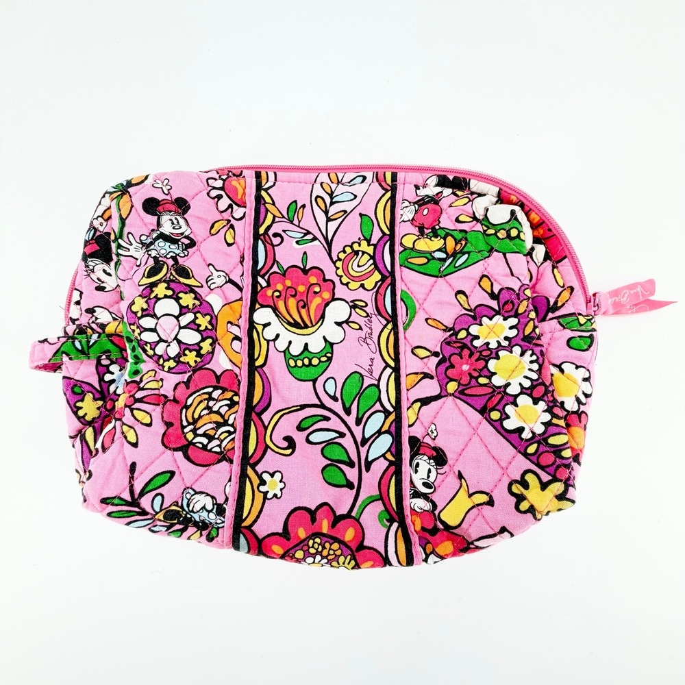 Vera Bradley Disney Parks Just Mousing Around Cosmetic Bag Mickey Minnie Retired
